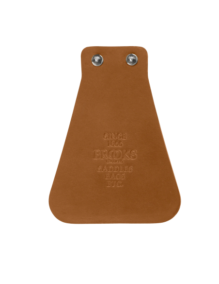 Bavette garde-boue en cuir miel - Protection anti-éclaboussures - BROOKS