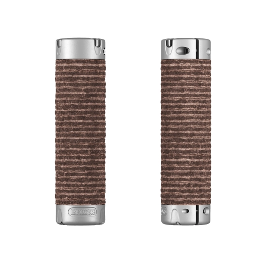 Plump Leather Grips (130+130mm) - Antic Brown