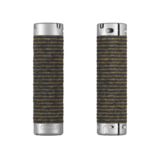 Plump Leather Grips (130+130mm) - Black