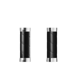 Slender Leather Grips (100+100mm) - Black