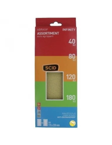 Patin auto-agrippant 115 x 230 mm 40 x 2 / 80 x 2 / 120 x 2 / 180 x 2 8