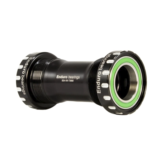 1 BSA 73mm Bottom Bracket To 24mm - A/C SS - Black