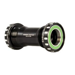 1 BSA 68mm Bottom Bracket To 24mm - A/C SS - Black
