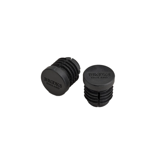 1 Rubber Bar End Plugs - Black