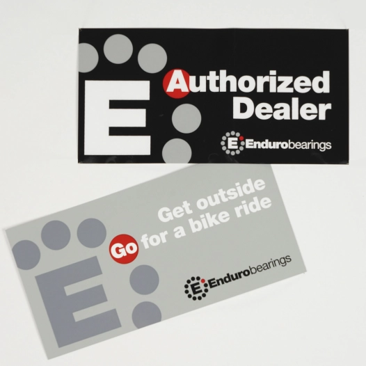 1 Enduro Bearings Authorized Dealer Window Sticker