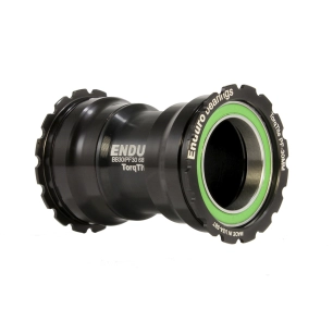 1 TorqTite Bottom Bracket - PF30 to 30mm (Narrow) - A/C SS - Black