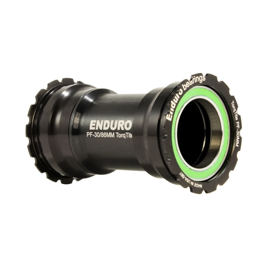 1 TorqTite Bottom Bracket - BB386 to DUB - A/C SS - Black
