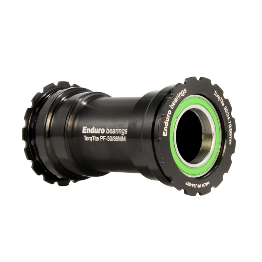 1 TorqTite Bottom Bracket - BB386 to 24mm - A/C SS - Black