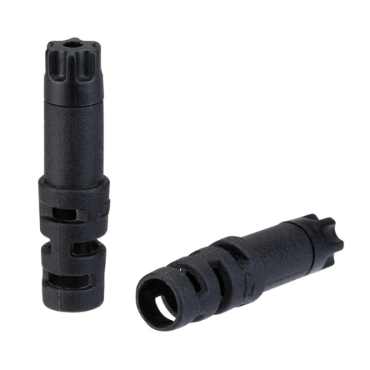 1 End caps Anti-Kink - 5mm Brake - plastic (30pcs) - Black