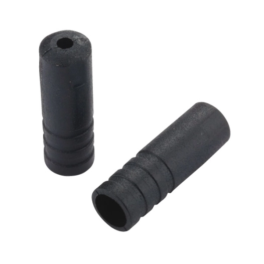 1 End caps Open - 4mm Shift - plastic (500pcs) - Black