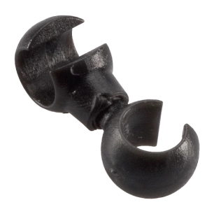 1 Rotating Hook (4pcs) - Black