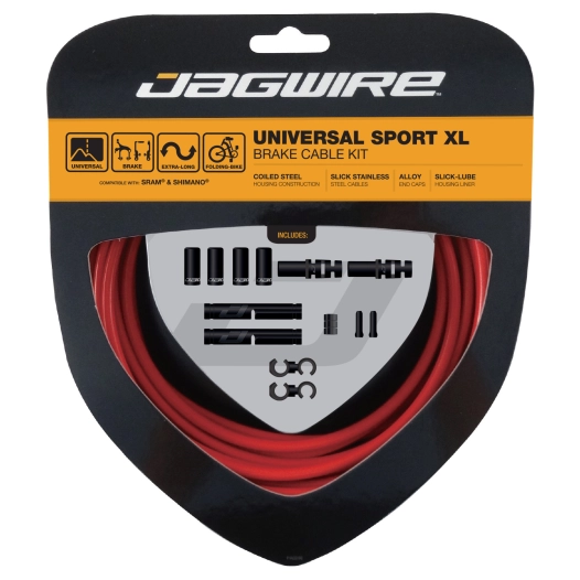 1 Universal Sport Brake XL Kit - Red