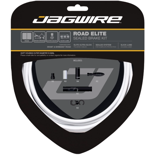 1 Road Elite Sealed Brake Kit - White