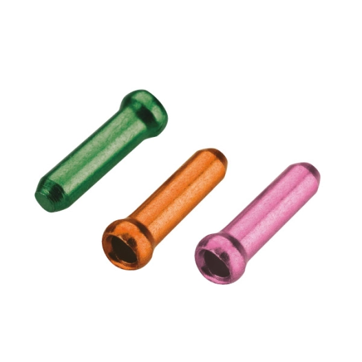 1 Cable Tips - Brake or Shift (30pcs each) - Cash Green / Tango Orange / Pink