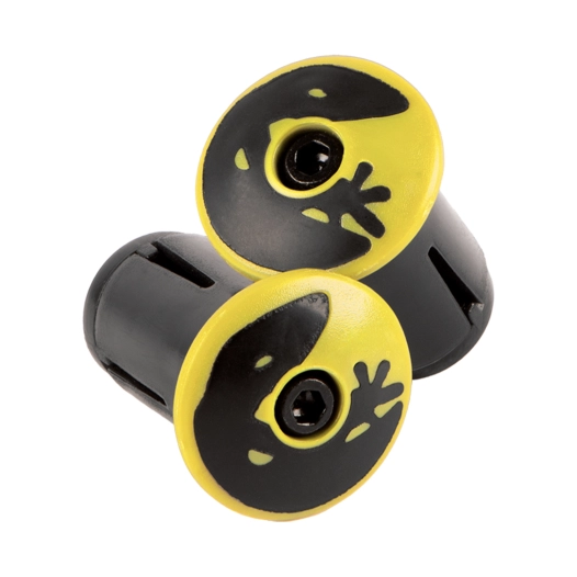 1 DSP Bar Tape Plugs - Viper Yellow