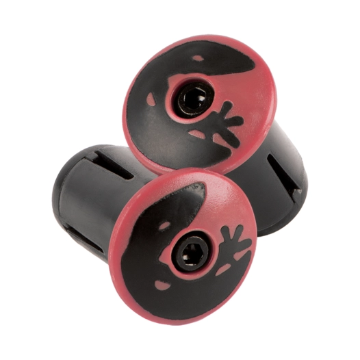1 DSP Bar Tape Plugs - Crimson