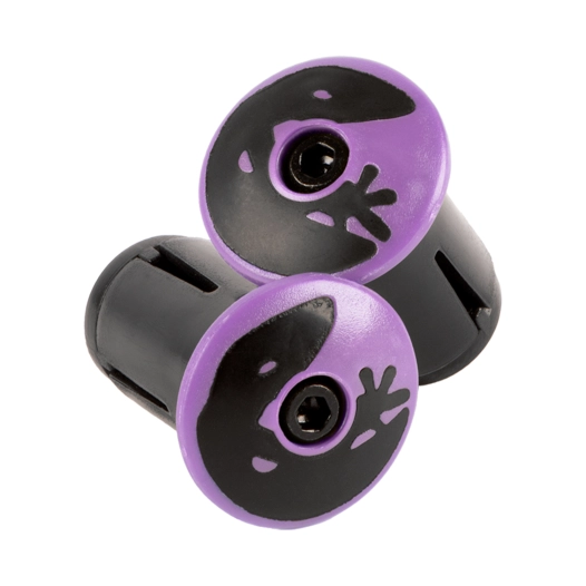 1 DSP Bar Tape Plugs - Violet Purple