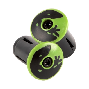 1 DSP Bar Tape Plugs - Hyper Green