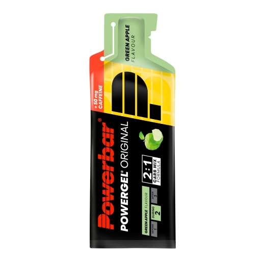 PowerBar PowerGel Original (24 X 41gr) - Green Apple (Caffeine)
