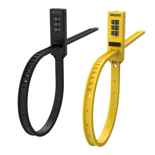 1 Zip Lock Twin Pack - Black / Yellow
