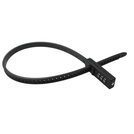 1 Zip Lock Single - Black