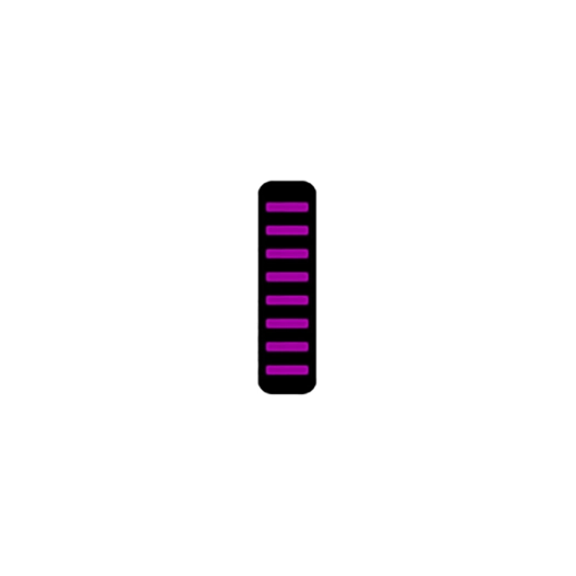 1 ProGuard Cable Tie - Front - Sticker - Mini - Purple