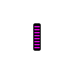 1 ProGuard Cable Tie - Front - Sticker - Mini - Magenta