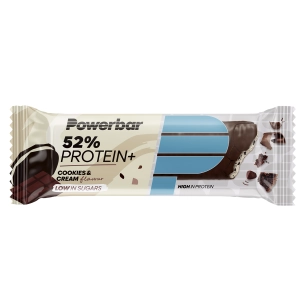 1 PowerBar 52% Protein+ (20 X 50gr) - Cookies & Cream