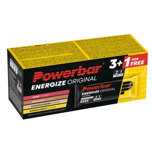 PowerBar Energize MultiPack (9 packs of 3+1 X 55gr) - Chocolate + Cookies & Cream + Banana + Berry
