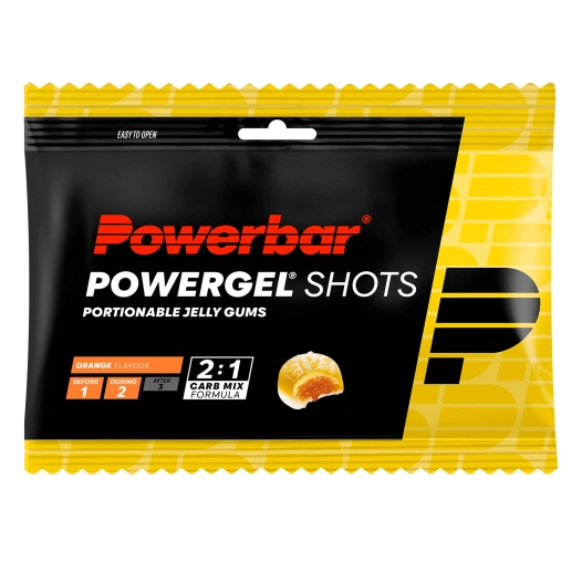 1 PowerBar PowerGel Shots (24 X 60gr) - Orange