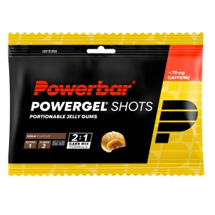 1 PowerBar PowerGel Shots (24 X 60gr) - Cola (Caffeine)