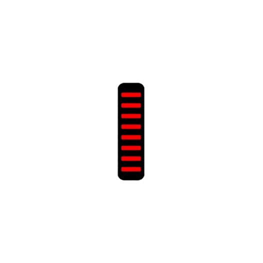 1 ProGuard Cable Tie - Front - Sticker - Mini - Red