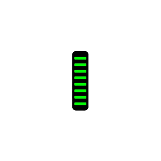 1 ProGuard Cable Tie - Front - Sticker - Max Protection - Neon Green