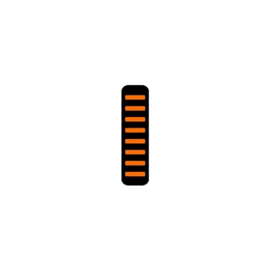 ProGuard Bolt On V1 - Front - Sticker - Standard - Orange