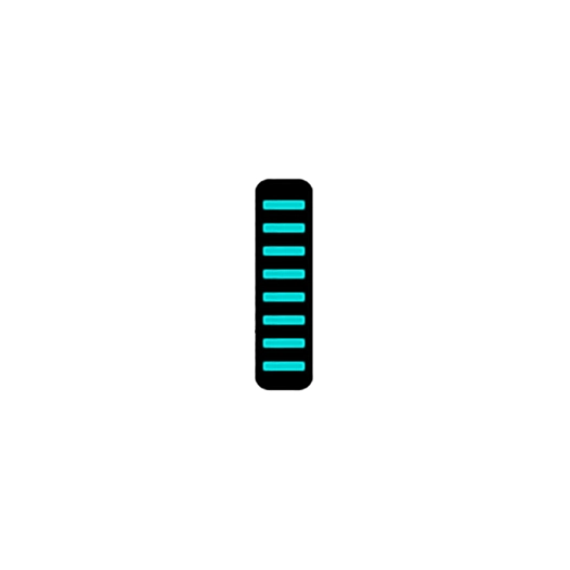 1 ProGuard Cable Tie - Rear - Sticker - Turquoise