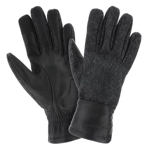 1 Lady Cabrio - Black Herringbone - X-Large
