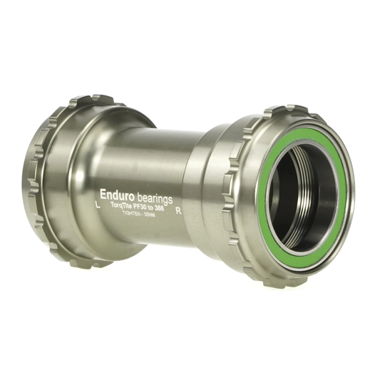1 TorqTite Bottom Bracket - PF30 to 30mm - SS - Graphite
