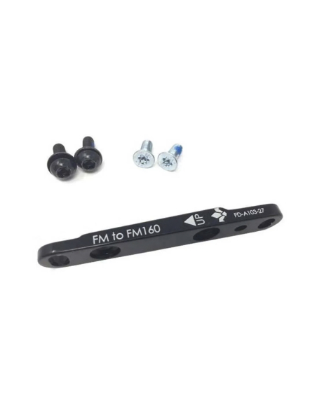 Adaptateur frein à disque vélo Flat Mount avant - Compatible disque 140 vers 160mm - FORMULA