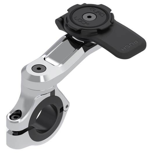 1 Quad Lock Motorcycle Handlebar Mount Pro - Chrome