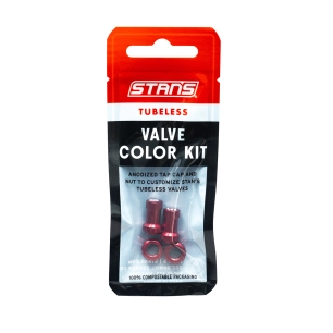 1 Stan's Tubeless Valve Color Kit - Red