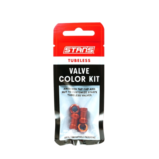 1 Stan's Tubeless Valve Color Kit - Orange