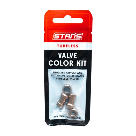 1 Stan's Tubeless Valve Color Kit - Copper