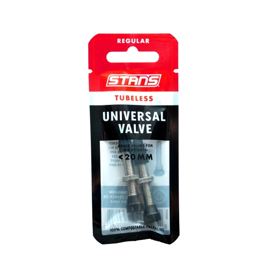 1 Stan's Tubeless Universal Valves - Regular - Brass