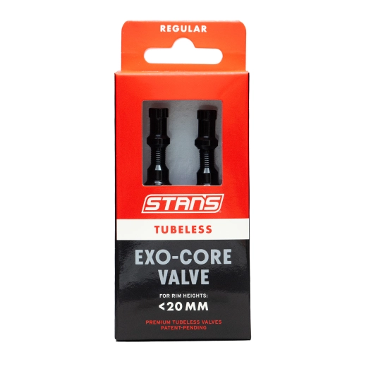 1 Stan's Tubeless Exo-Core Valves - Regular - Black