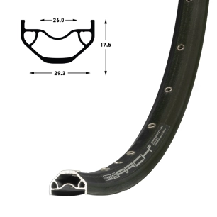 1 Stan's Arch D Rim - 29'' - 32H - Black / Silver