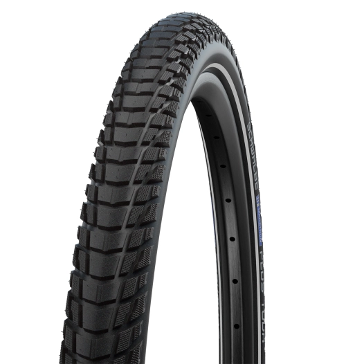 Marathon Plus Tour - Wired - ADDIX Green - SmartGuard - 28x1.75 - Black + Reflex