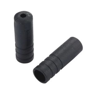 End Caps Open - 3mm Dropper - plastic (100pcs) - Black