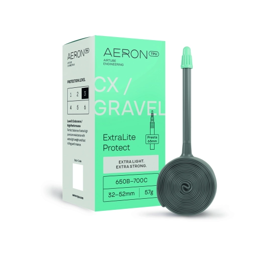 1 Aeron/TPU CX/Gravel - ExtraLite Protect / 32-52 / Presta Valve 65 / 650B - 700C