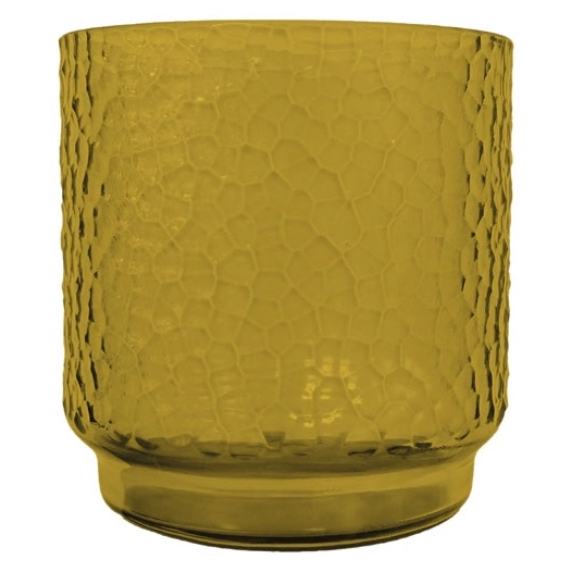 verre en rpet transparant mimosa yellow 400ml - livwise point virgule