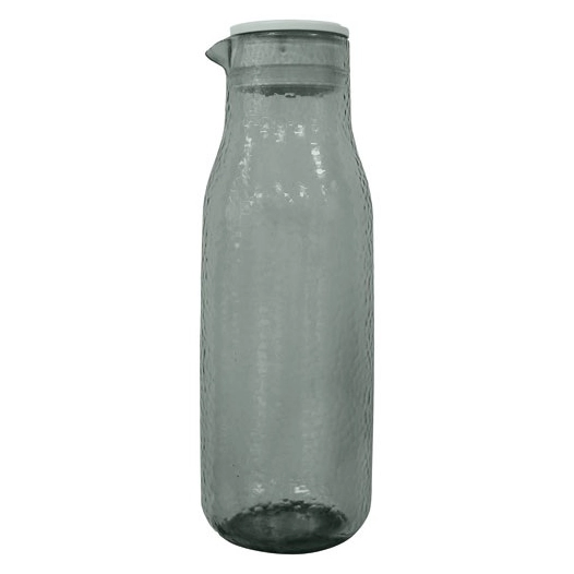 carafe en rpet transparant avec couvercle iceberg green 1l - livwise point virgule